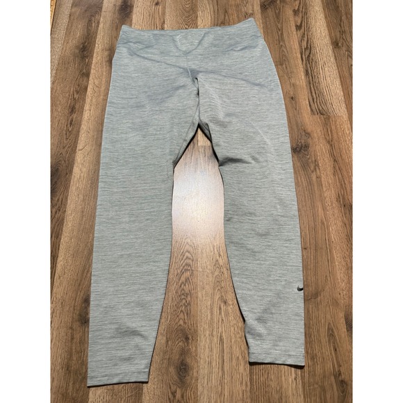 Nike Pants - Nike Leggings Womens XXL Gray Adult Dri-Fit Space Dye Activewear Excellent